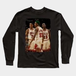 The Big Three in Bulls Chicago #2 Long Sleeve T-Shirt